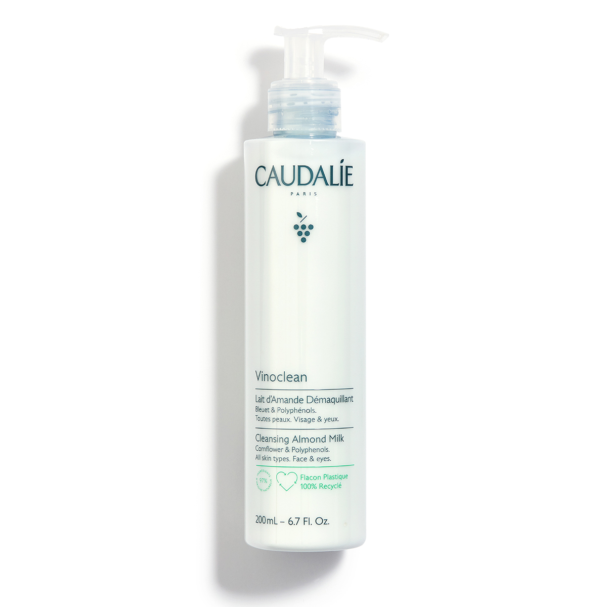 Caudalie Vinoclean Lait Amande Demaquillant 200 ml