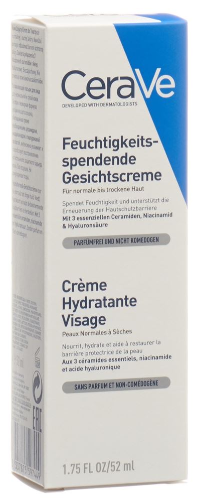 CeraVe Feuchtigkeitsspendende Gesichtscreme Disp 52 ml