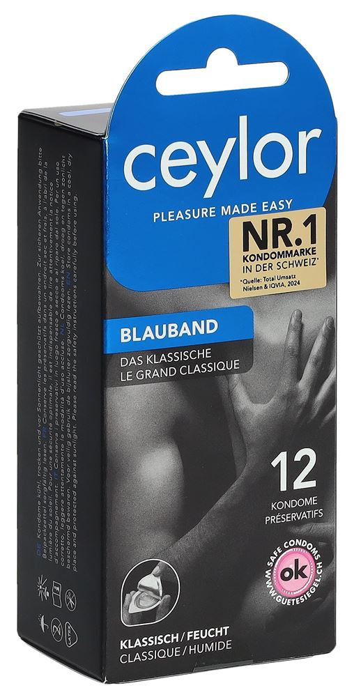 Ceylor Blauband Präservativ mit Reservoir 12 Stk
