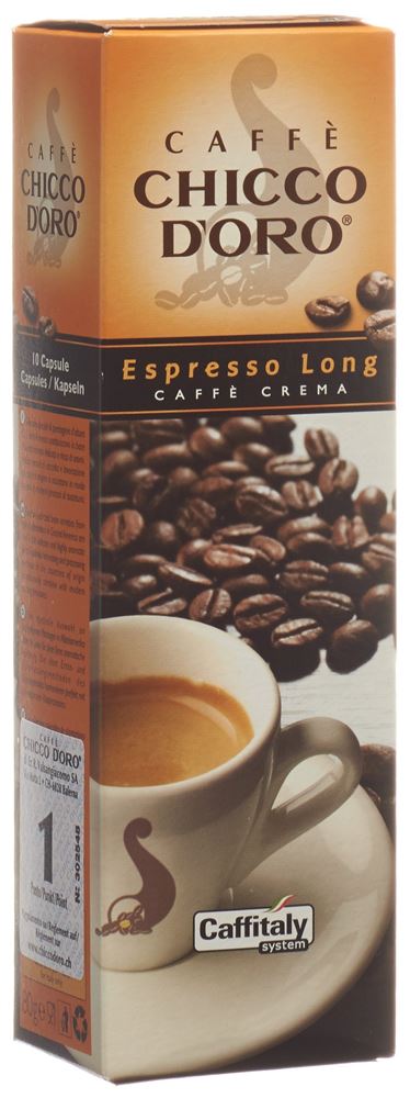 Chicco D Oro Kaffee Kapseln Espresso Long Café Creme 10 Stück