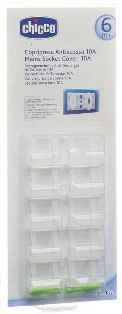 Chicco Steckdosenschutz 6m+ 10 Stk