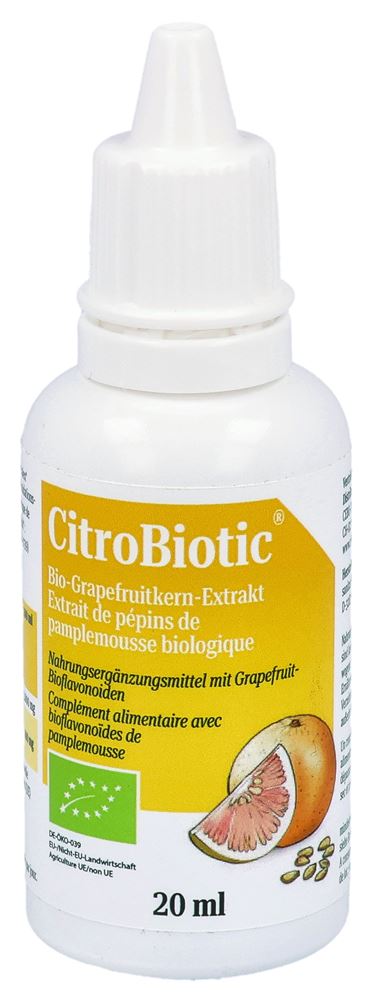 Citrobiotic Grapefruitkern Extrakt Bio 20 ml