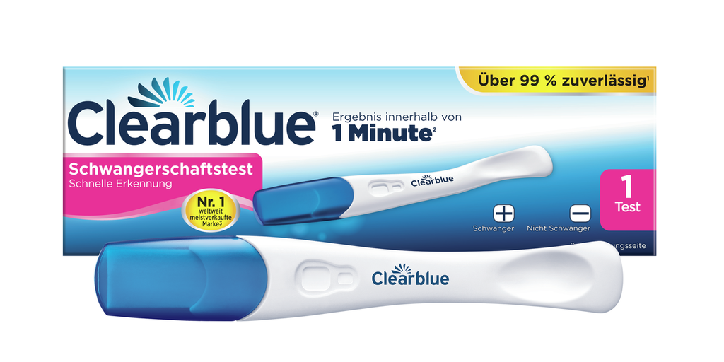 Clearblue Schwangerschaftstest Schnelle Erkennung