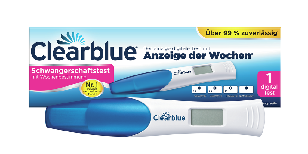 Clearblue Schwangerschaftstest Wochenbestimmung