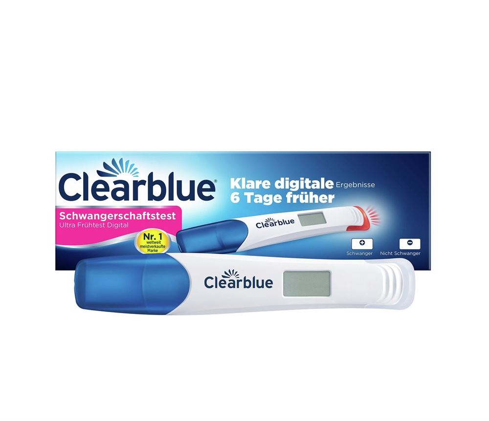 Clearblue Ultra Schwangerschaftstest früh digital