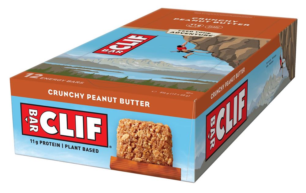 Clif BAR Crunchy Peanut Butter 12 x 68 g