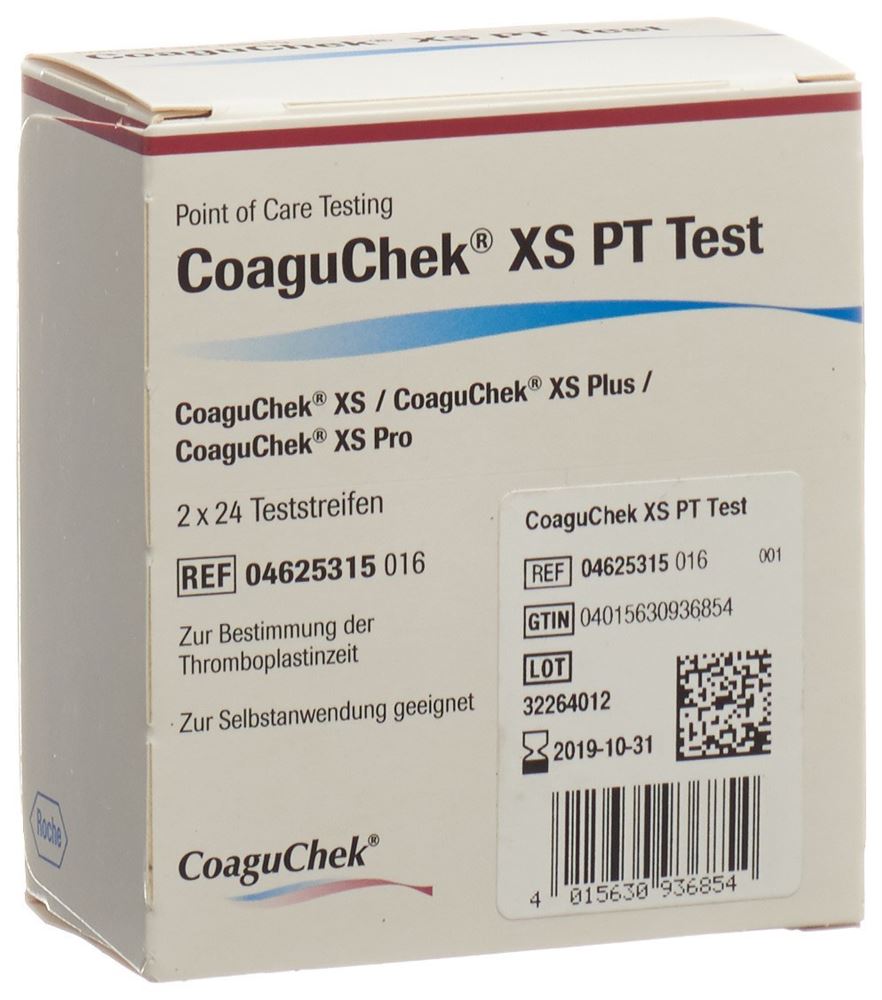 Coaguchek XS PT Teststreifen 2 x 24 Stk