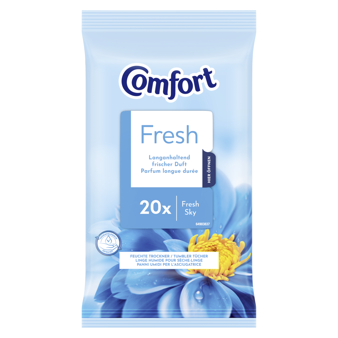 Comfort Trocknertücher Fresh Sky 20 Stk
