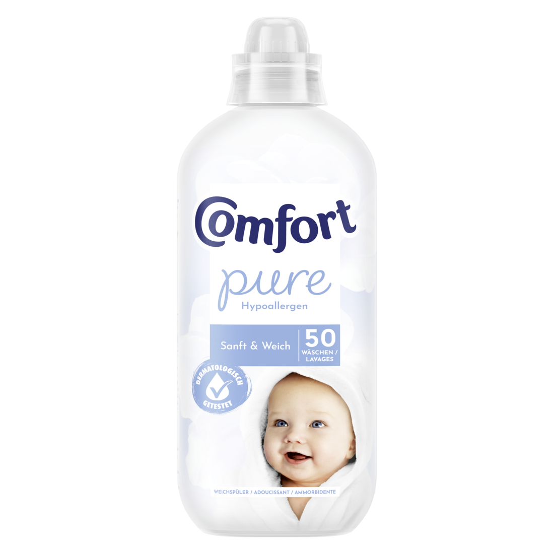 Comfort Weichspüler Pure 50 Waschgänge Fl 1.5 lt