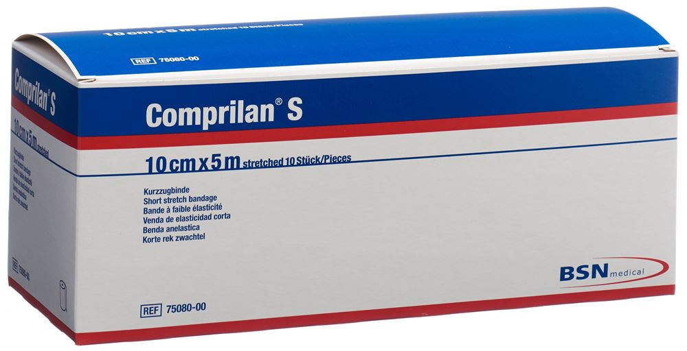 Comprilan S Eco Kurzzugbinde 10cmx5m 10 Stk