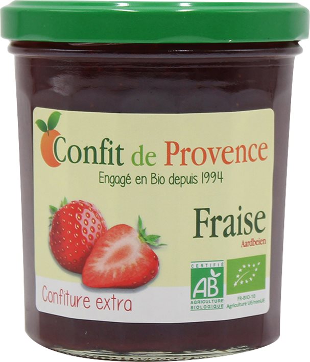 Confit de Provence Konfitüre Erdbeer Glas 370 g