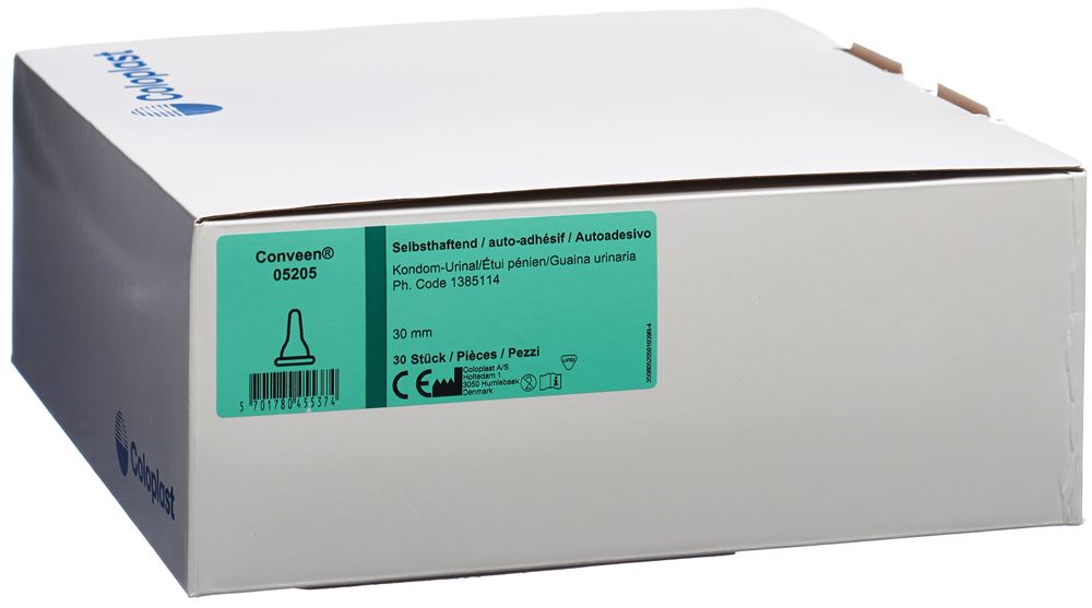 Conveen Kondom Urinal 30mm selbsthaftend 30 Stk