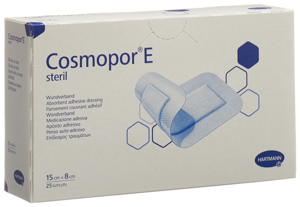 Cosmopor E Schnellverband 15cmx8cm steril 25 Stk