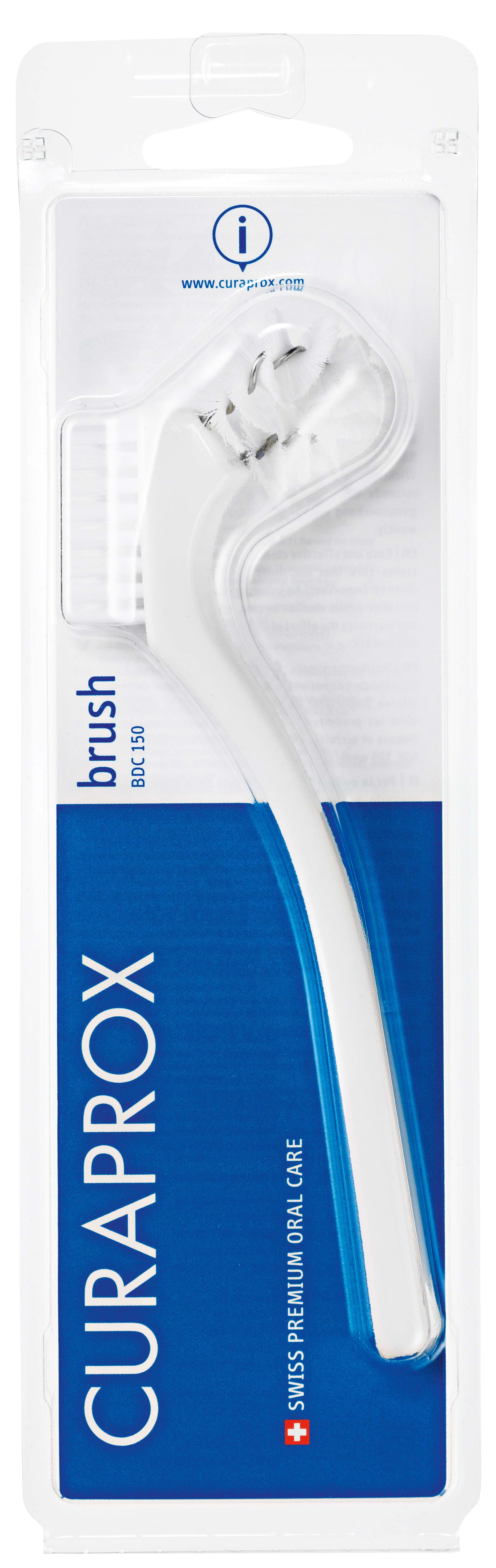Curaprox BDC 150 Prothesenbürste weiss
