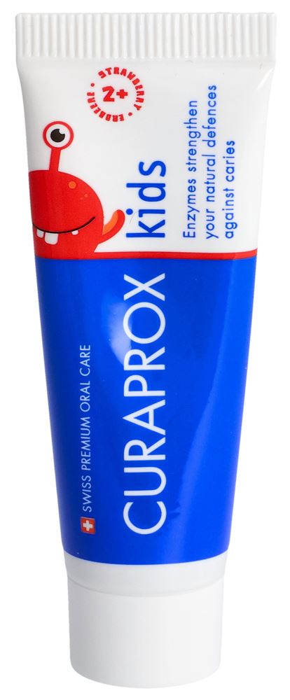 Curaprox kids Zahnpasta Erdbeere 950ppm Fluorid Tb 10 ml