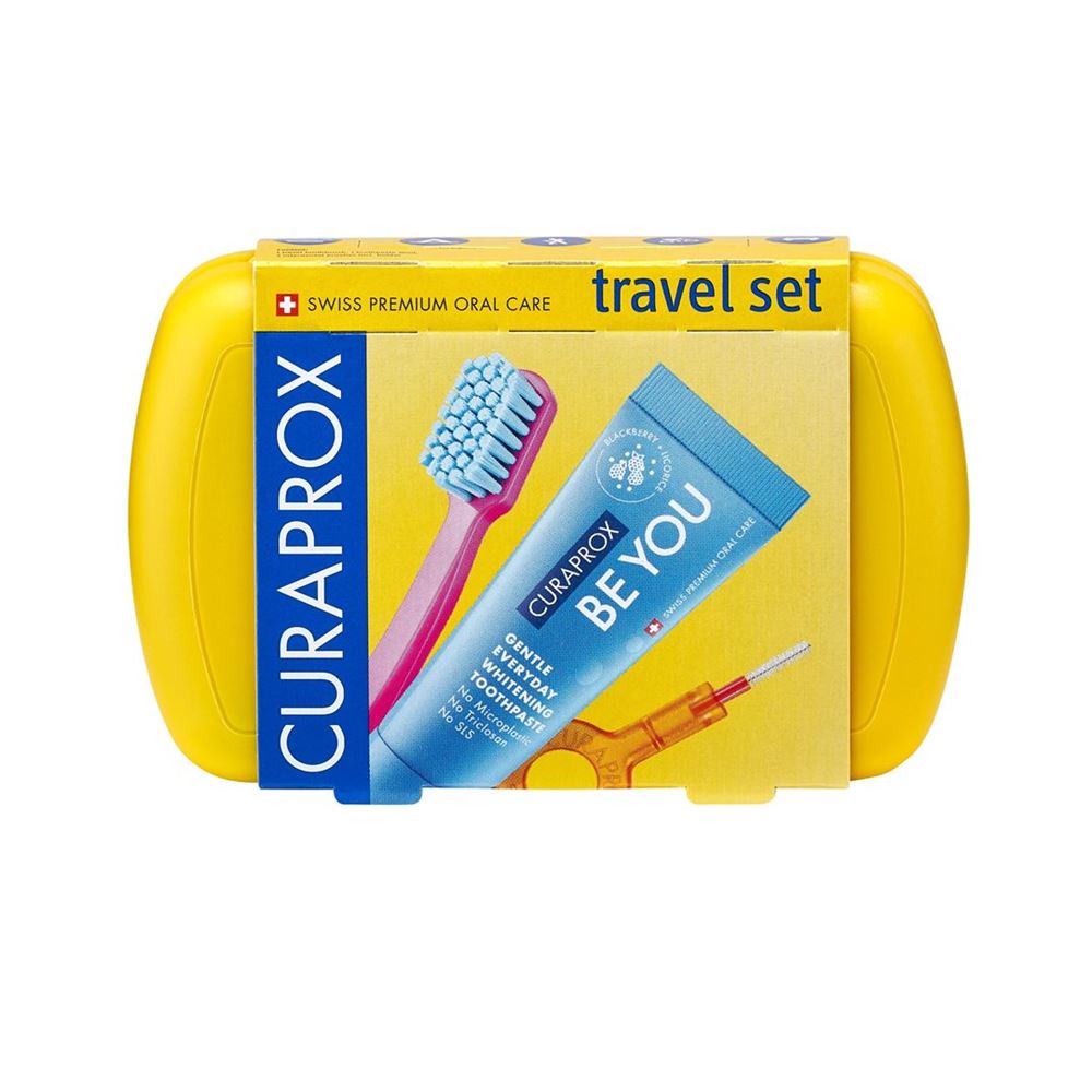 Curaprox Travel Set gelb