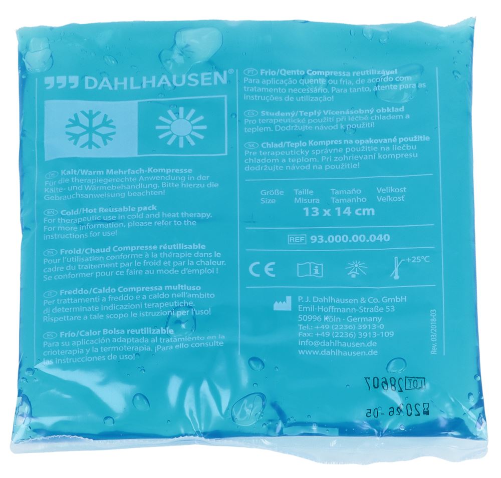Dahlhausen Kalt-/Warm-Kompresse 13x14cm Mini 10 Stk