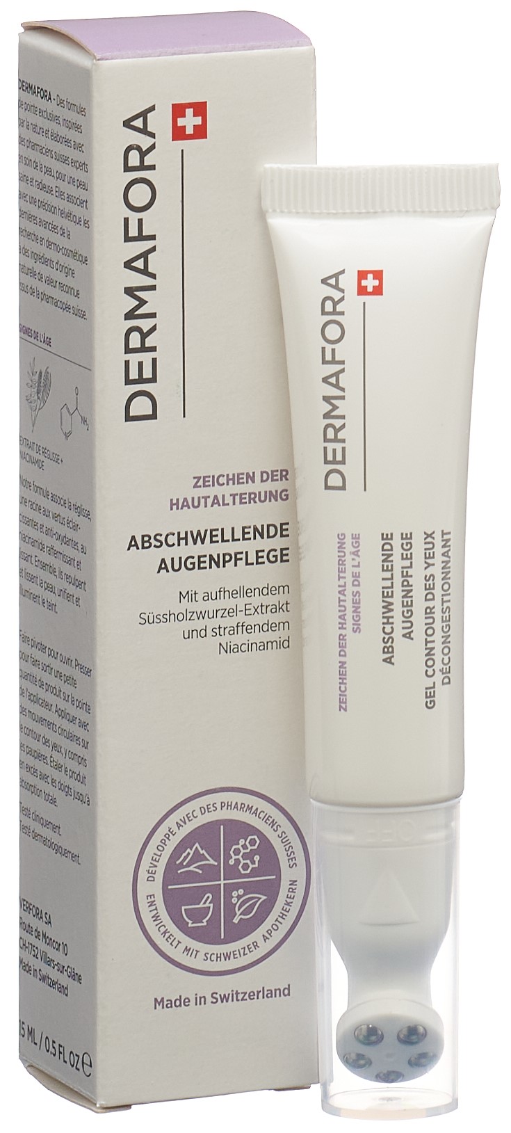 Dermafora abschwellende Augenpflege Tb 15 ml