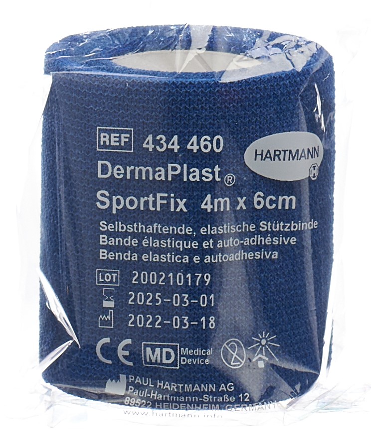 DermaPlast SportFix 6cmx4m blau