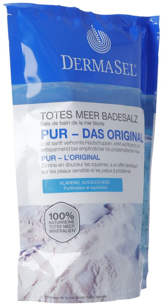 DermaSel Badesalz PUR deutsch französisch Btl 500 g