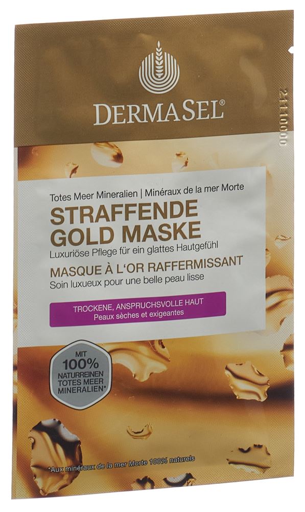 DermaSel Maske Gold deutsch/französisch Btl 12 ml
