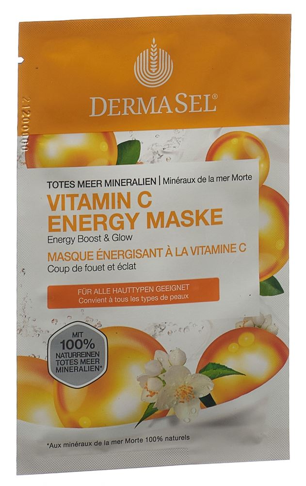 DermaSel Maske Vitamin C Energie deutsch/französisch Btl 12 ml