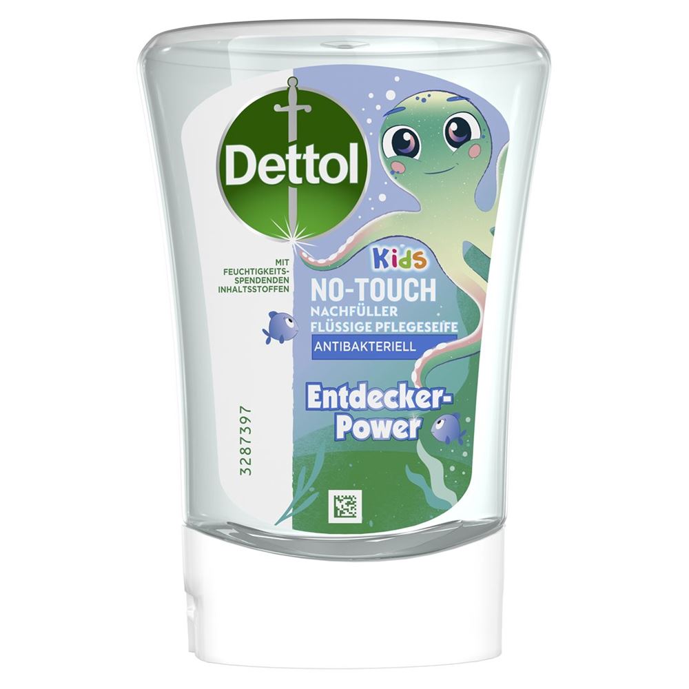 Dettol No-Touch Handseife Nachfüller Kids Lotusblüte & Kamillenöl Entdecker-Power Fl 250 ml