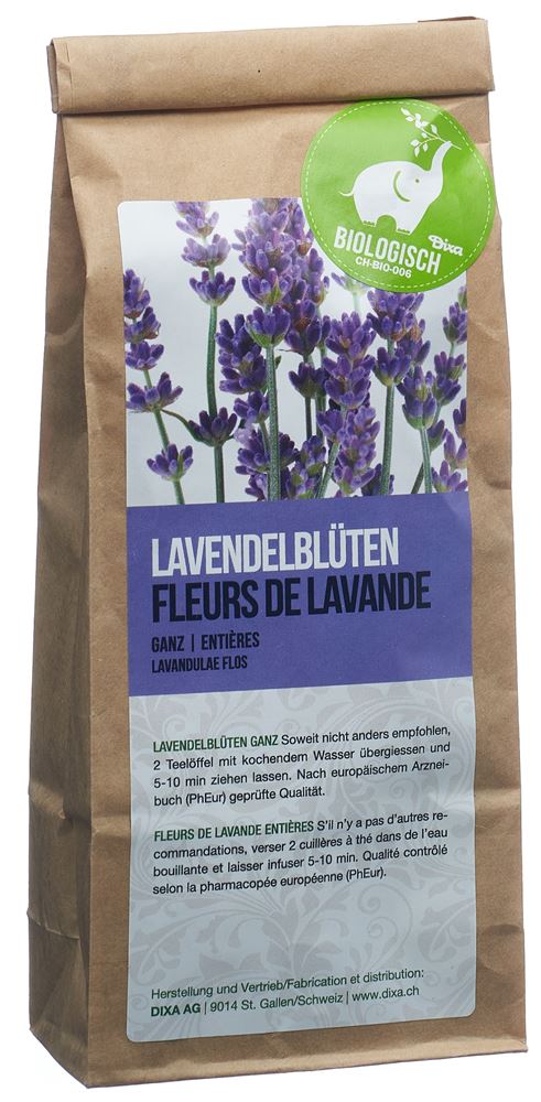 Dixa Lavendelblüten PhEur BIO ganz gereinigt extra 60 g