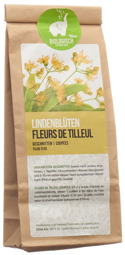 Dixa Lindenblüten DIX BIO geschnitten 90 g