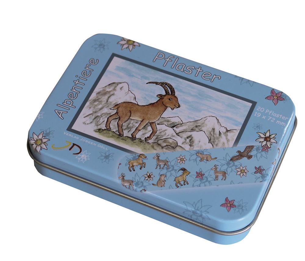 Döll Heftpflaster 19x72mm Alpentiere Ds 20 Stk