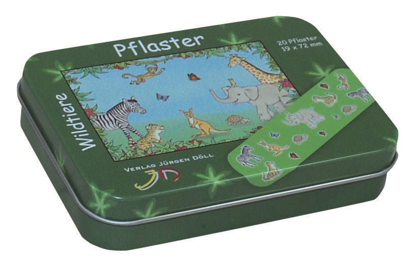 Döll Heftpflaster 19x72mm Wildtiere Ds 20 Stk