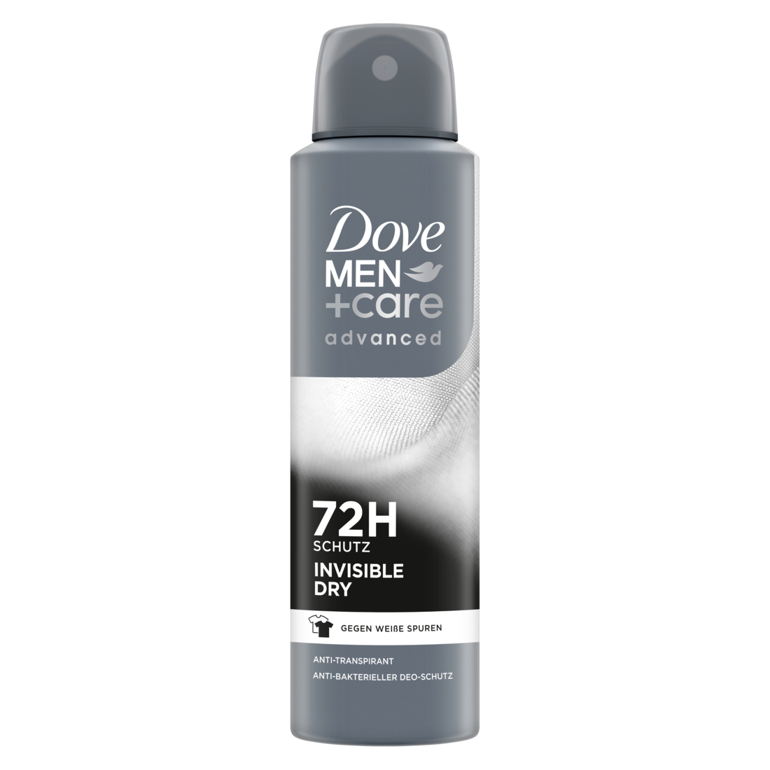 Dove Deodorant Aerosol Spray Men Advanced Invisible Dry 150 ml