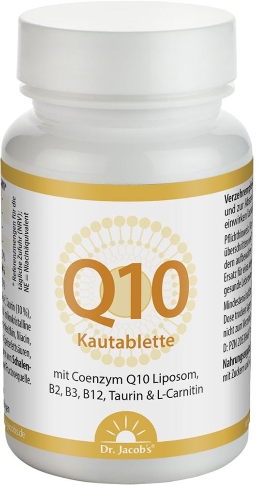 Dr. Jacob's Coenzym Q10 Kautabl Taurin L-Carnitin Ds 60 g