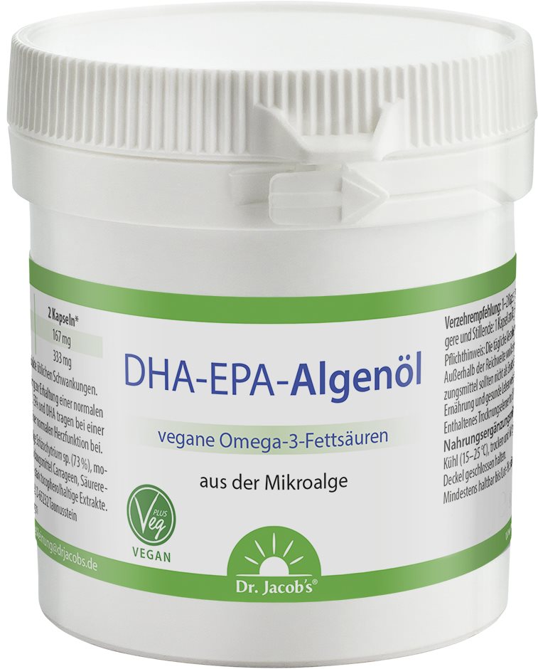 Dr. Jacob'S Dha-Epa-Algenöl Kapseln Ds 60 Stück