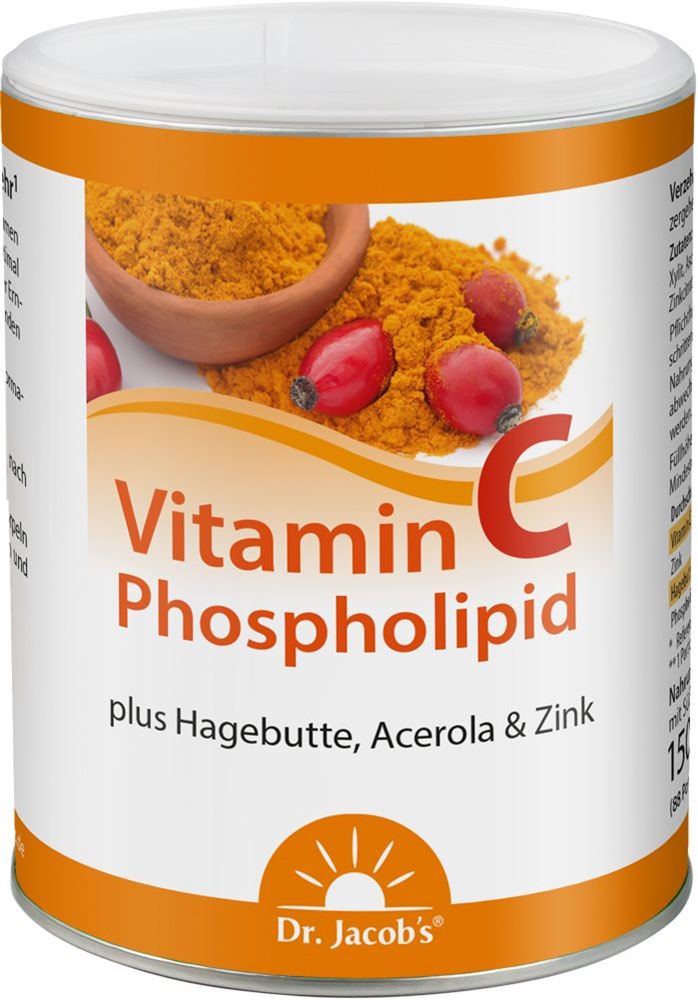 Dr. Jacob’s Vitamin-C-Phospholipid Plv Hagebutte Acerola Ds 150 g