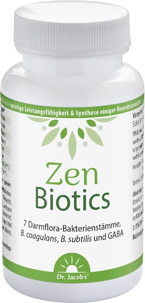 Dr. Jacob's Zen Biotics Darmflora-Bakterien + Gaba Kaps Ds 60 Stk