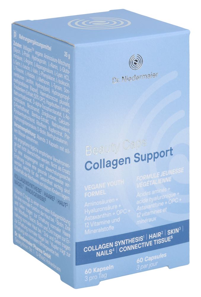 Dr. Niedermaier Beauty Kaps Collagen Support Glas 60 Stk