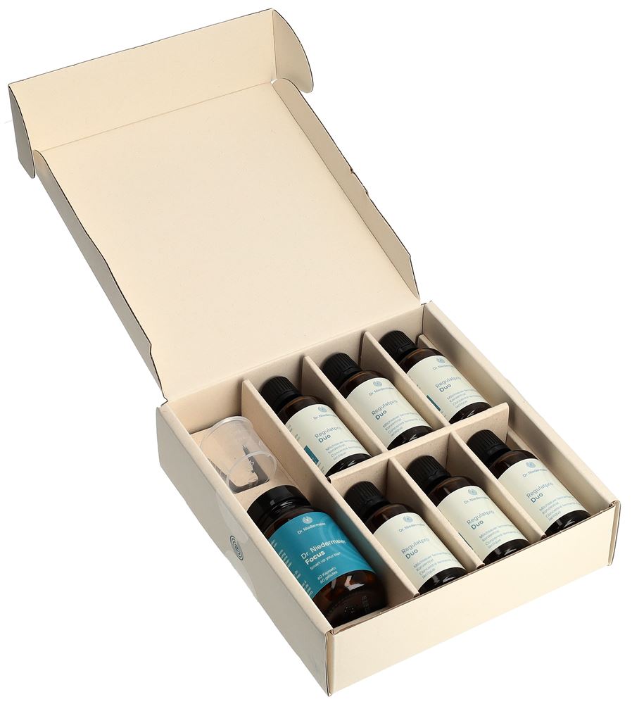 Dr. Niedermaier Set Focus 60 Kapseln und 6 x 50ml Flaschen