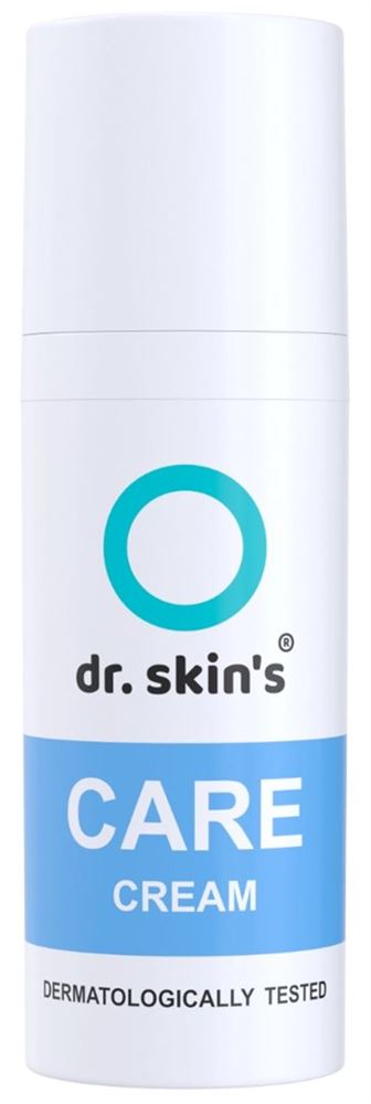 dr. skin's Care Cream feuchtigkeitsspendende Gesichtscreme für normale und trockene Haut dermatologisch getestet Disp 50 ml