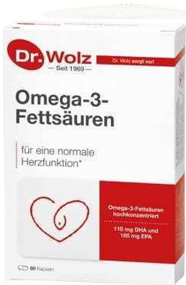 Dr. Wolz Omega-3 Fettsäuren Kaps 60 Stk