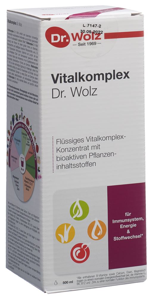 Dr. Wolz Vitalkomplex Glasfl 500 ml