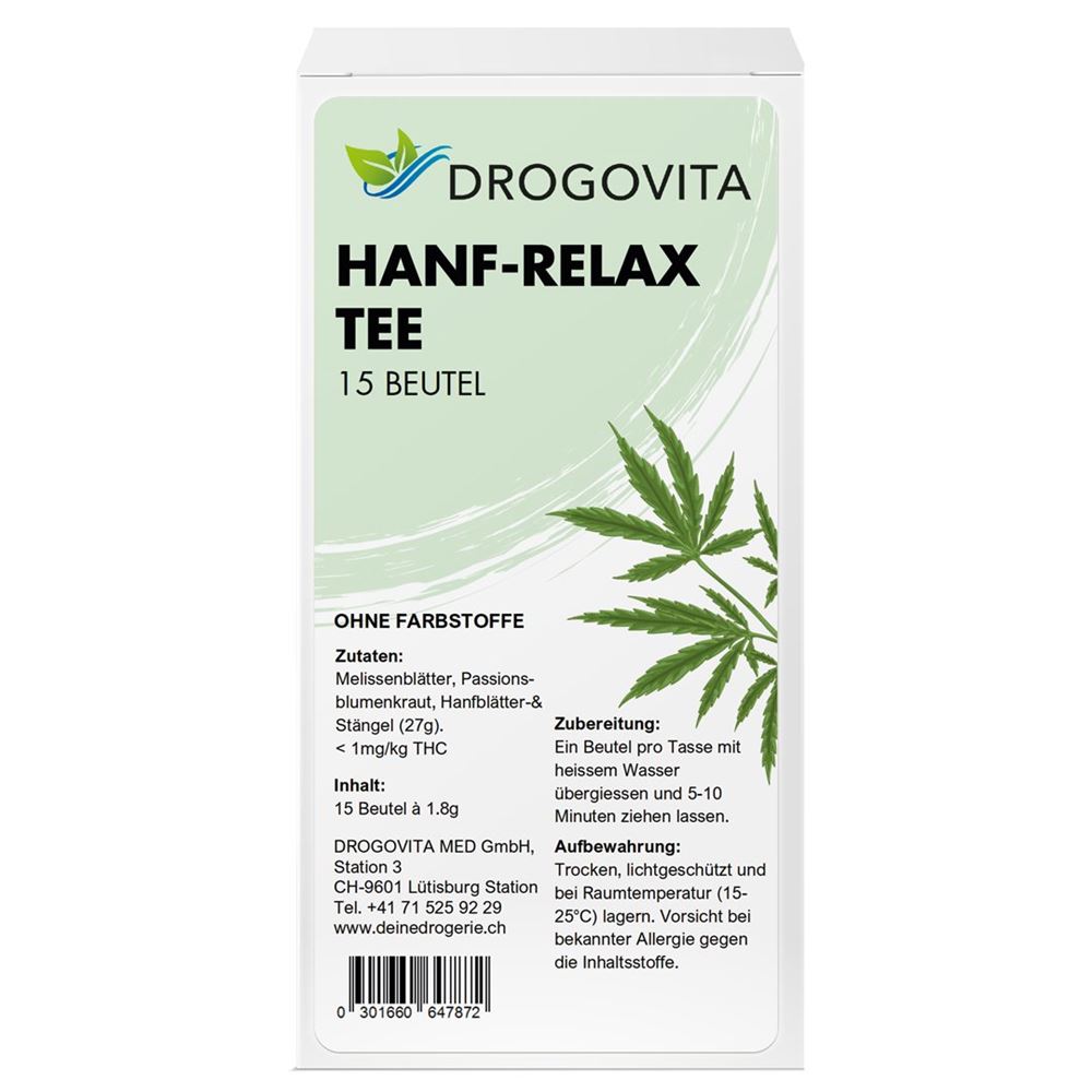 Drogovita Hanf-Relax Tee Btl 15 Stk