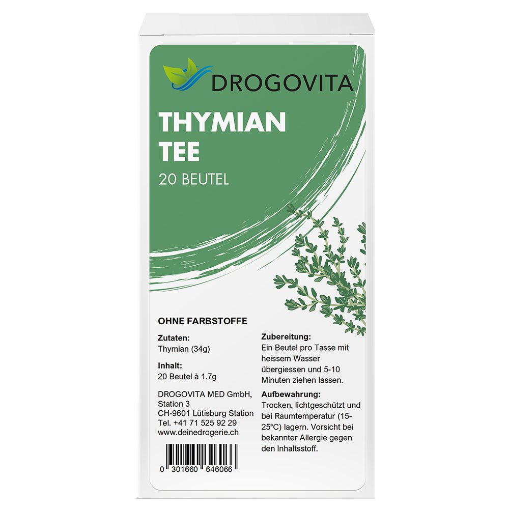 Drogovita Thymian Tee Btl 20 Stk