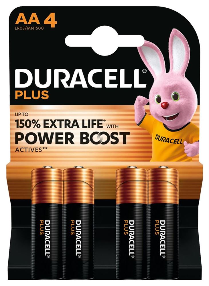 Duracell Plus Power Boost AA 4 Stk