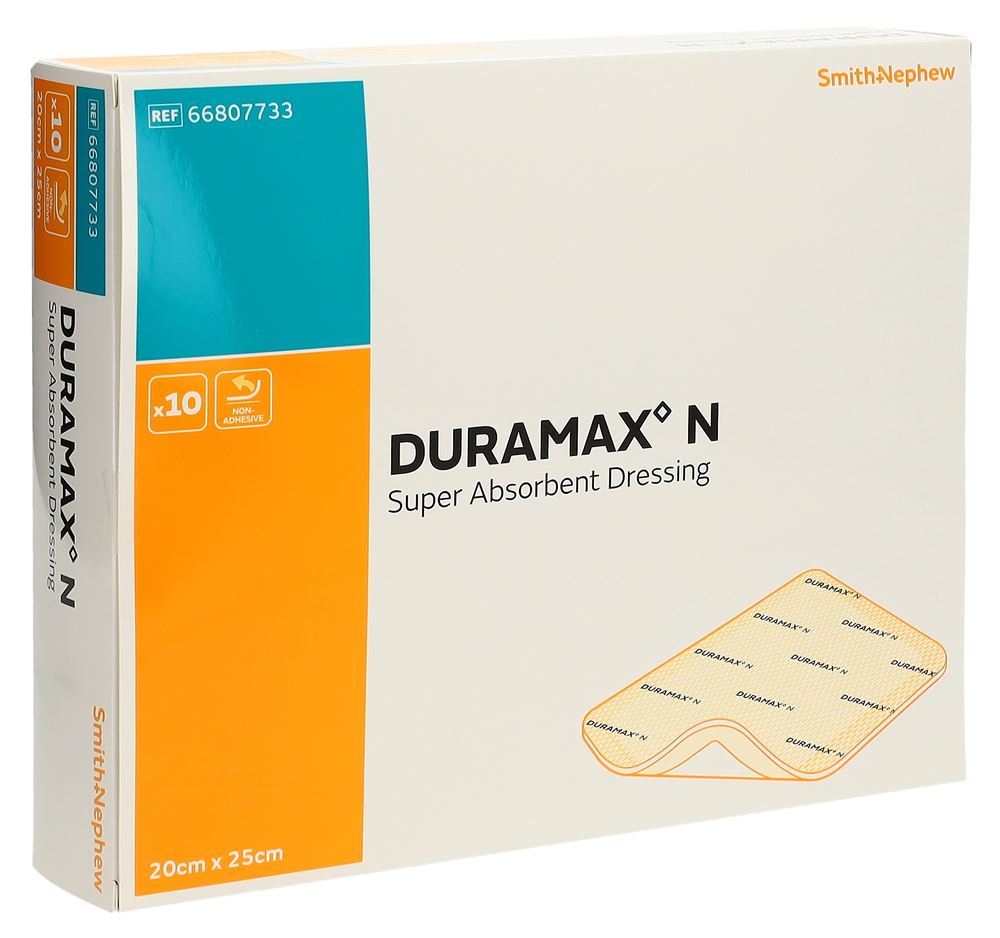 Duramax N Superabsorber 20x25cm Box 10 Stk