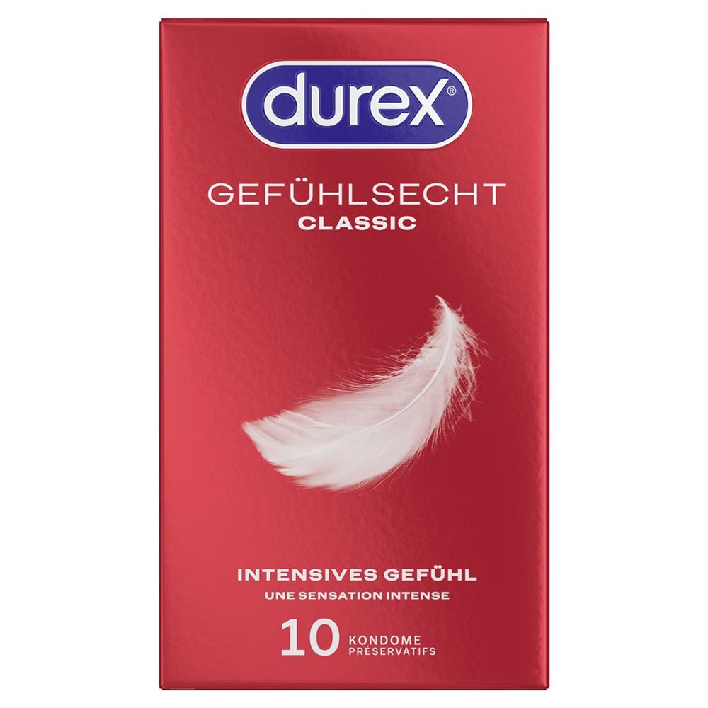 Durex Gefühlsecht Classic Präservativ 10 Stk