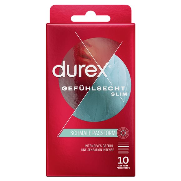 Durex Gefühlsecht Slim fit Präservativ 10 Stk
