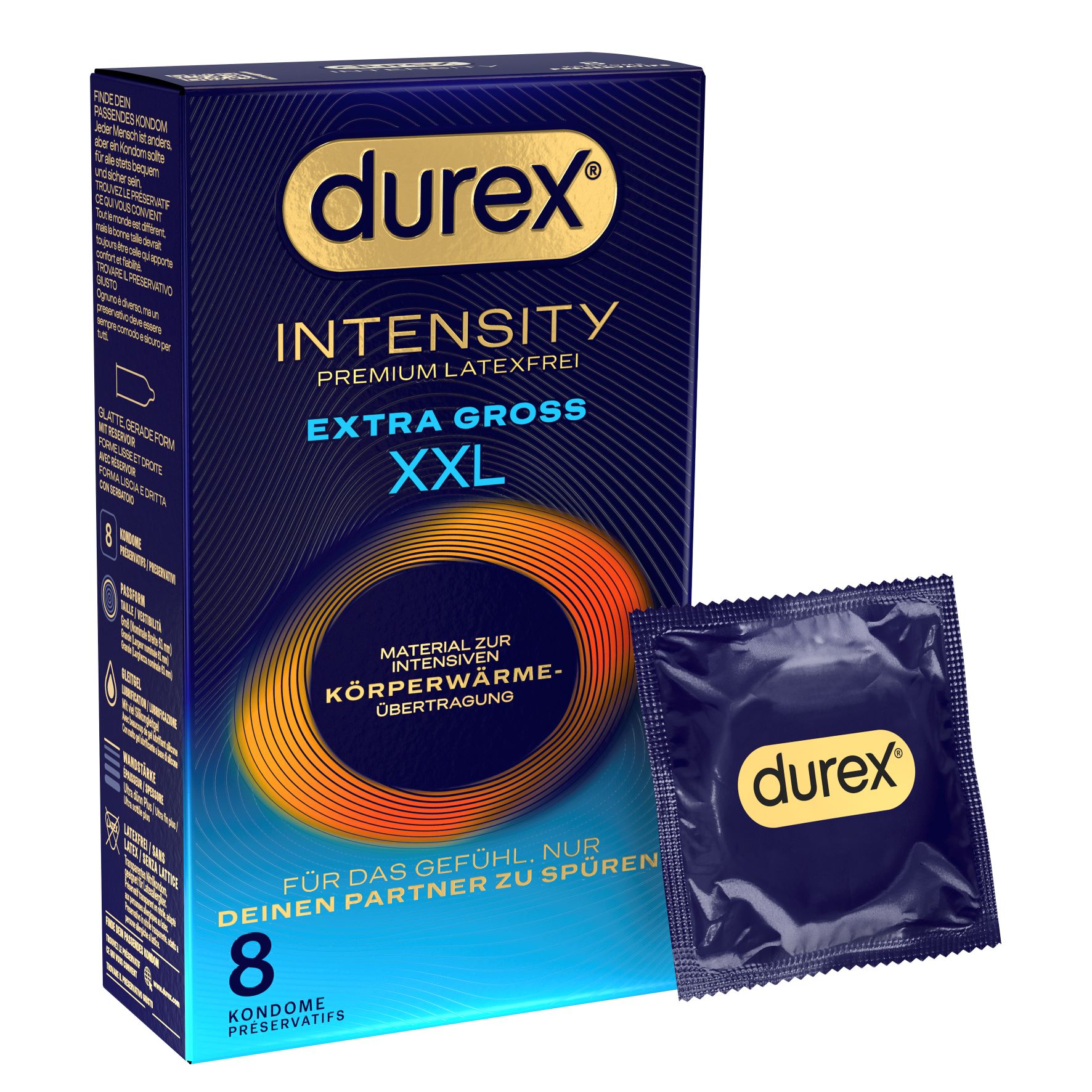 Durex Intensity Präservativ extra gross 8 Stk