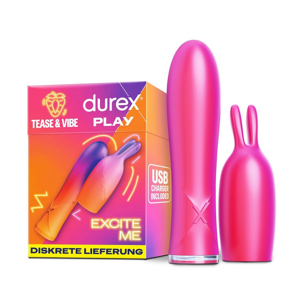 Durex Play Tease & Vibe 2in1 Vibrator mit Teaser-Spitze