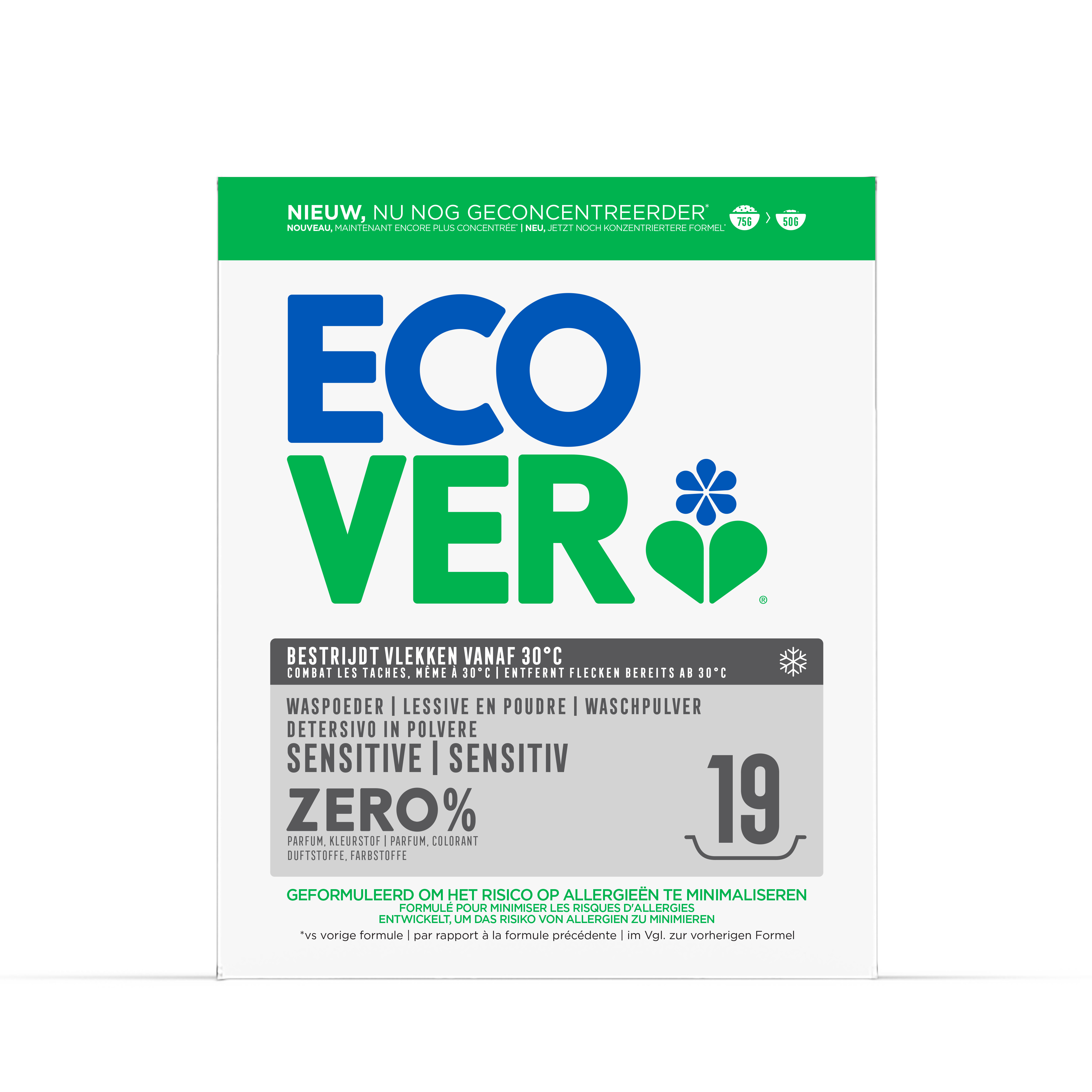 Ecover Zero Waschmittelpulver Universal 0.95 kg